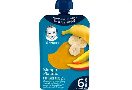 Gerber® Pouch Mango y Plátano Gerber Pouch Mango y Plátano