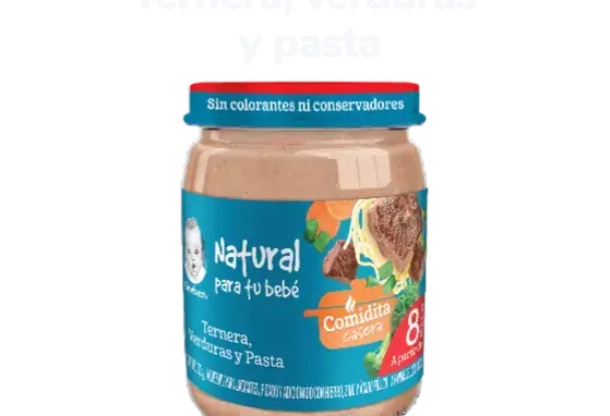 Ternera, verdura y pasta