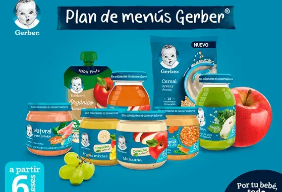 Menús con productos Gerber Etapa 2