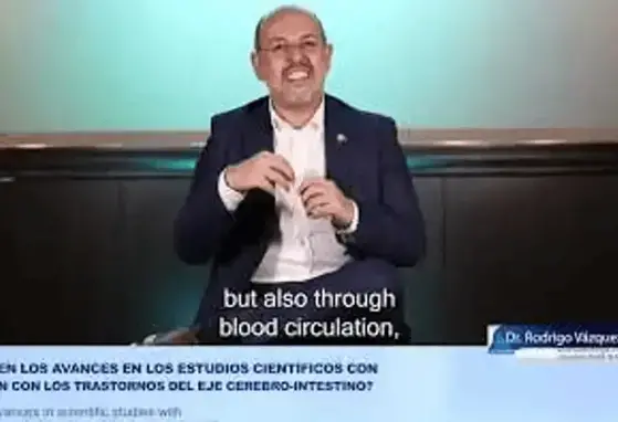 Videocast Nestlé 2024: Interacción del Eje Cerebro Intestino y L reuteri por el Dr Rodrigo Vázquez