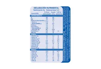 CERELAC Tabla nutricional