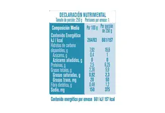 Papilla Gerber Etapa 4 Tabla Nutricional