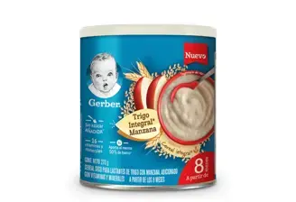 Cereal Gerber ® Trigo Integral Manzana