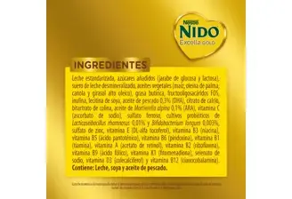 NIDO EXCELLA INGREDIENTES