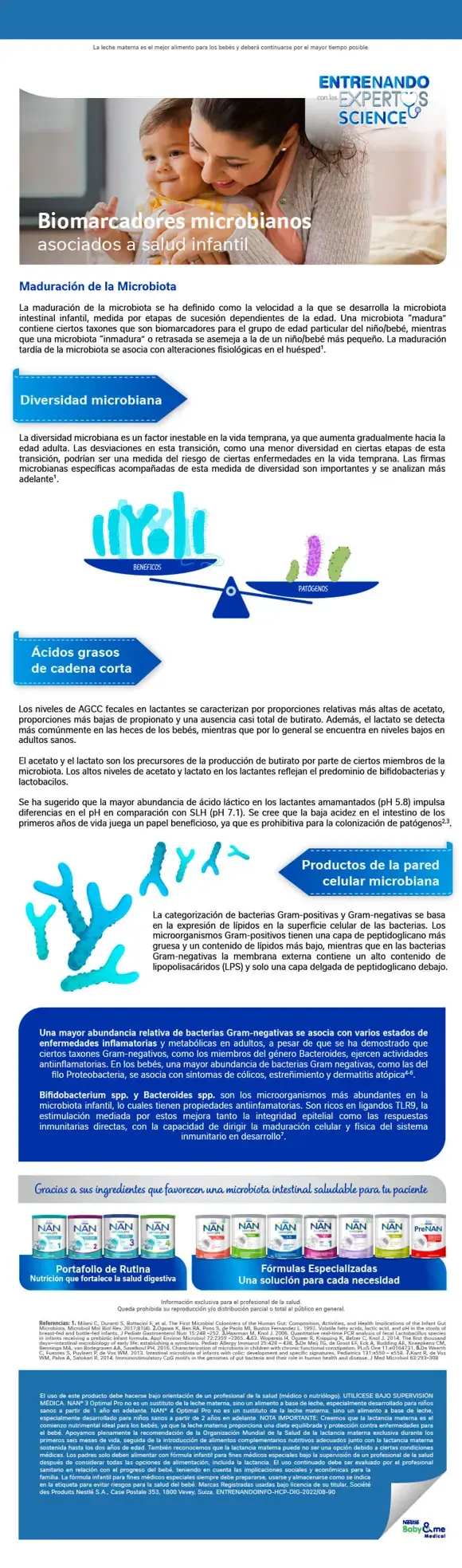Biomarcadores microbianos asociados a la salud infantil Biomarcadores microbianos asociados a la salud infantil
