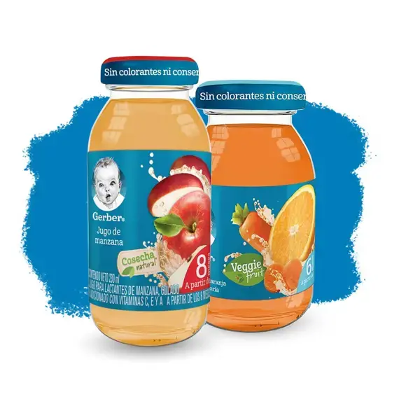 Gerber, jugo de fruta 100% natural